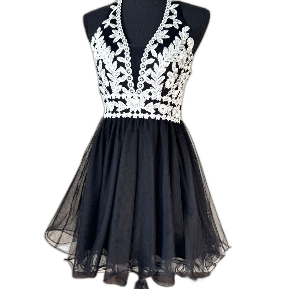 Size 3 Y2K Vintage Blondie Nites midi tulle dress Whimsygoth Fairycore 10715